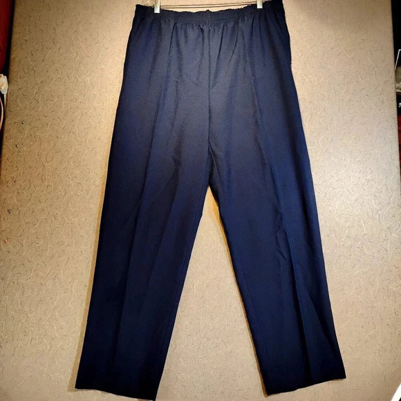 East West NWT Women's Petite Navy Blue Dress Pants in Size 3X - Picture 1 of 8
